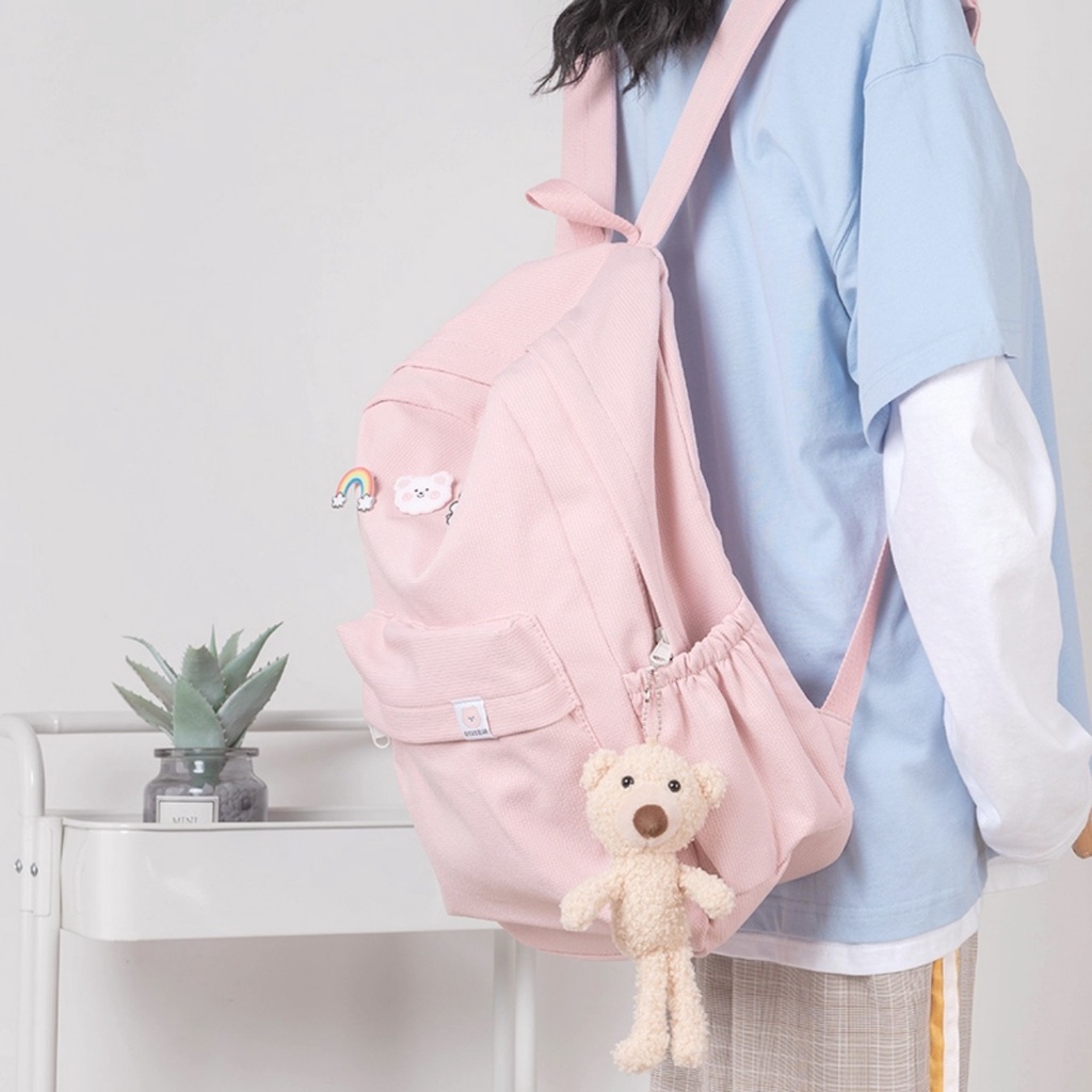 🔖 Balo Hàn Quốc Difabag bear  4 màu xinh xinh 🎀💖 HÀNG CÓ SẴN 🍰🍀