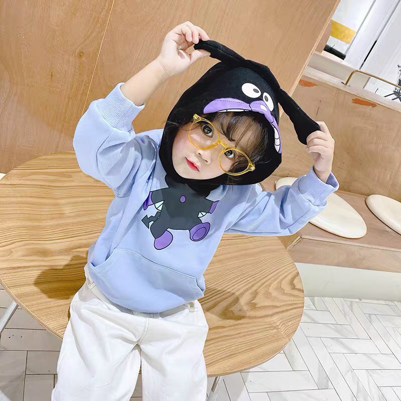 (THANH LÝ)Áo nỉ Mặt Thú siêu dễ thương cho bé từ 7-18kg