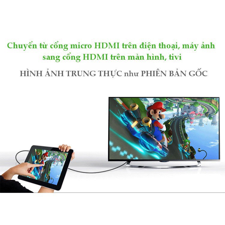 Cáp chuyển đổi HDMI to Micro HDMI chính hãng cao cấp Ugreen 20134 ✔HÀNG CHÍNH HÃNG ✔