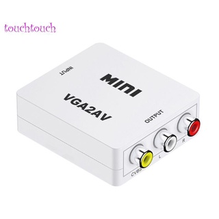 Bộ chuyển đổi video mini VGA sang AV RCA từ máy tính sang ti vi