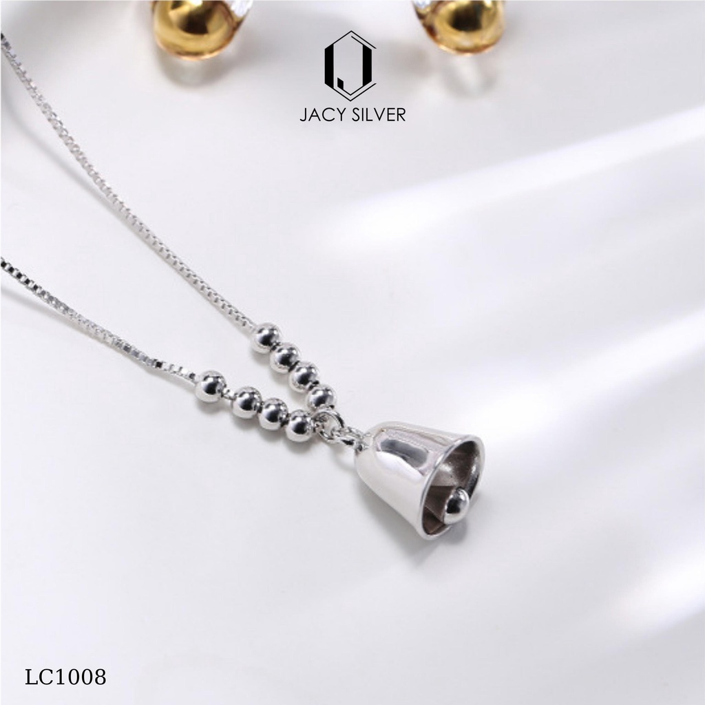 Lắc Chân Bạc 925 Quả Chuông Bell Ankalet, Vòng Chân Bạc Ý Cho Nữ Jacy Silver LC1008