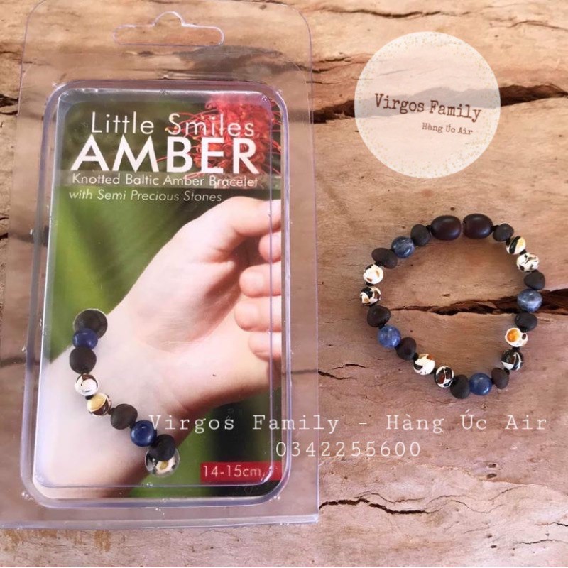 [Mã FAGREAT55 giảm tới 50K đơn 250K] Vòng tay hổ phách Little Amber Úc