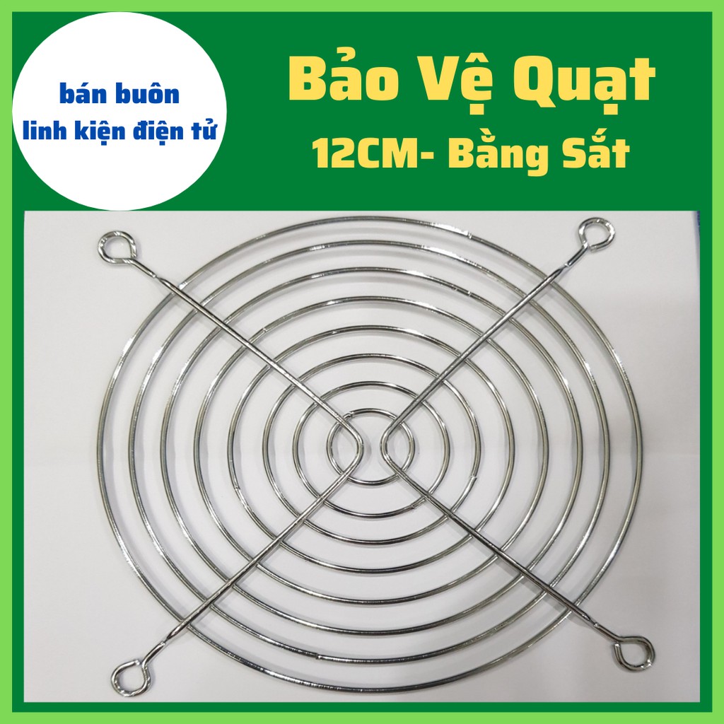 Tấm Bảo Vệ Quạt Tản Nhiệt 12CM, tấm lưới bảo vệ quạt