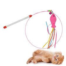 Cần câu dây thép - đồ chơi cho mèo