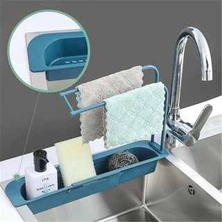  Giá Để Giẻ Rửa Bát - Khay Để Giẻ Rửa Bát Có Điều Chỉnh Độ Dài Tùy Ý