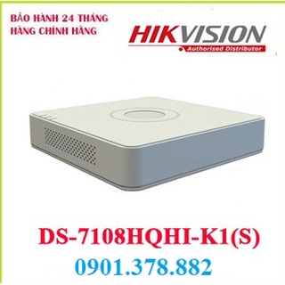 Đầu ghi hình hybrid tvi-ip 8 kênh turbo 4.0 hikvision ds-7108hqhi-k1
