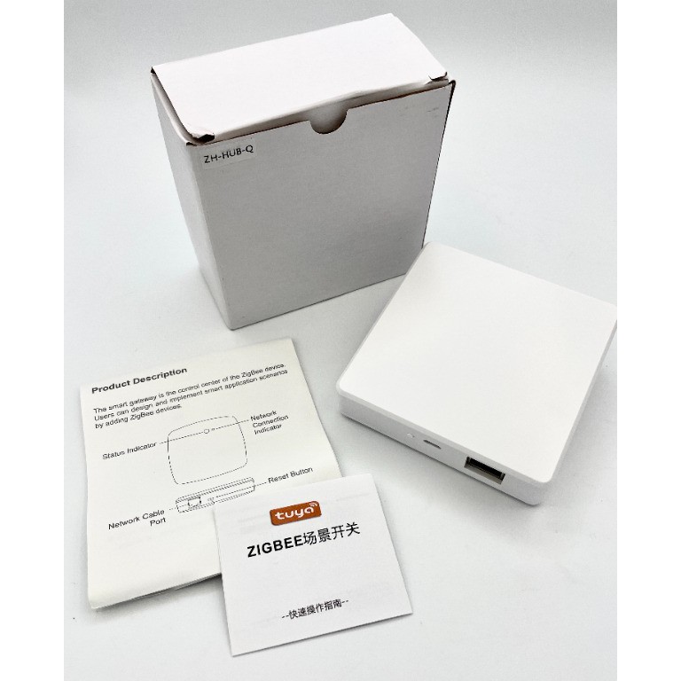 Bộ trung tâm Hub Zigbee nhà thông minh Tuya SmartLife  BH 12 THÁNG loại LAN wifi