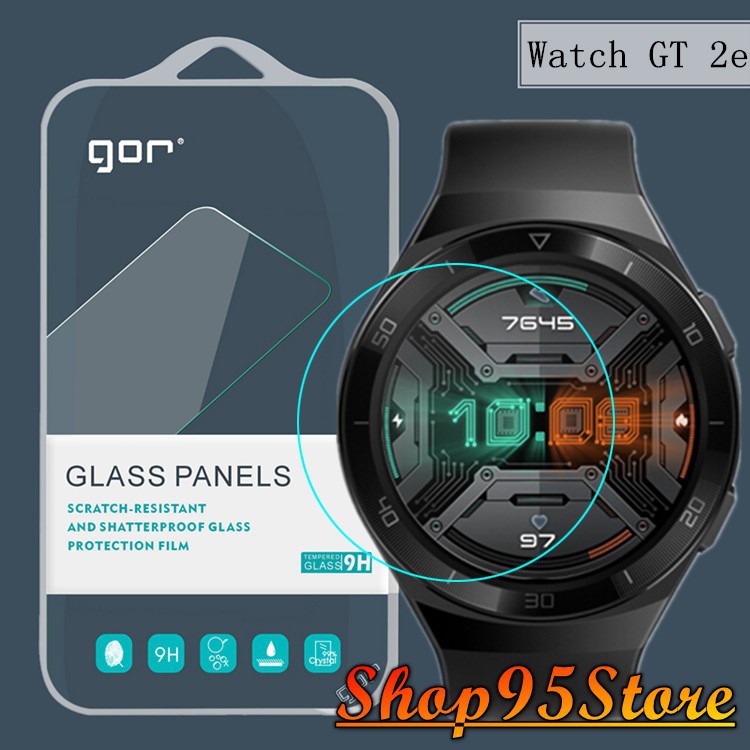 [Fullbox] Bộ 3 miếng kính cường lực GOR cho Huawei Watch GT2 e / GT2 46
