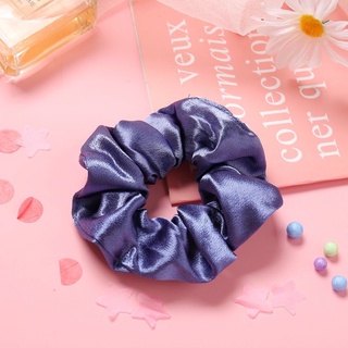 Dây buộc tóc, cột tóc scrunchies lụa nhiều màu