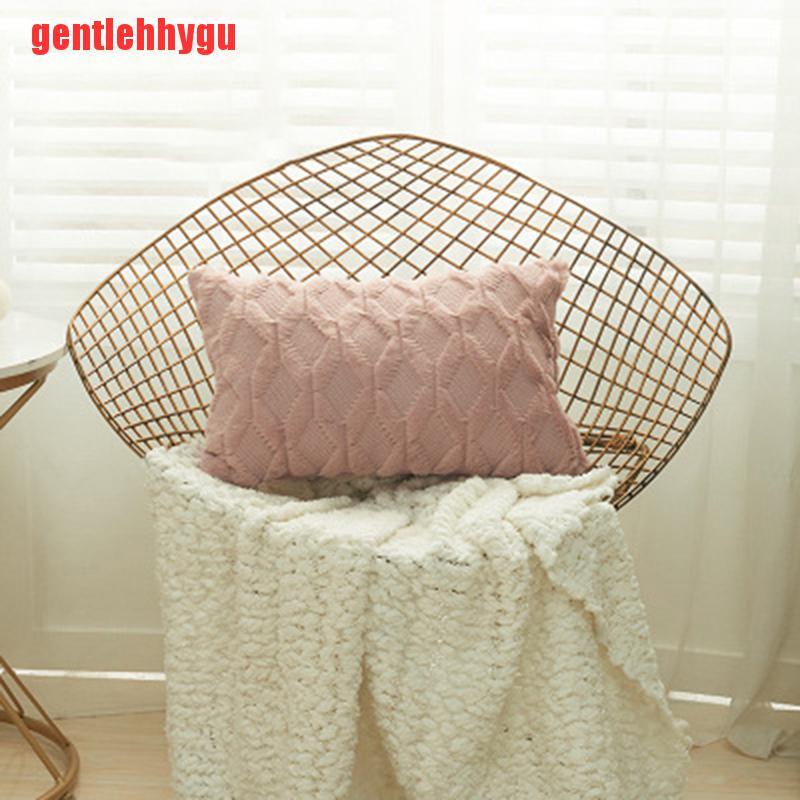 [gentlehhygu]3DNordic Style Pillow Cover Geometric Decorative  New Cushion Cover  Home Decor