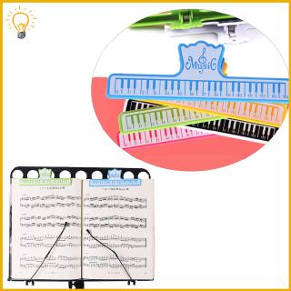 Portable Music Sheet Book Opener Page Clip Book Music Note Holder