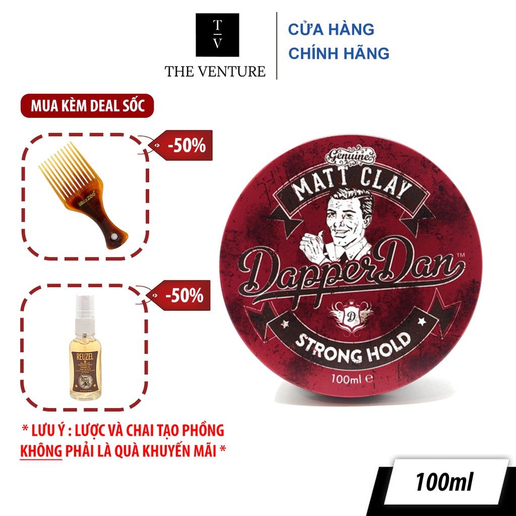 Sáp Vuốt Tóc Nam Dapper Dan Matt Clay Pomade - 100 ml