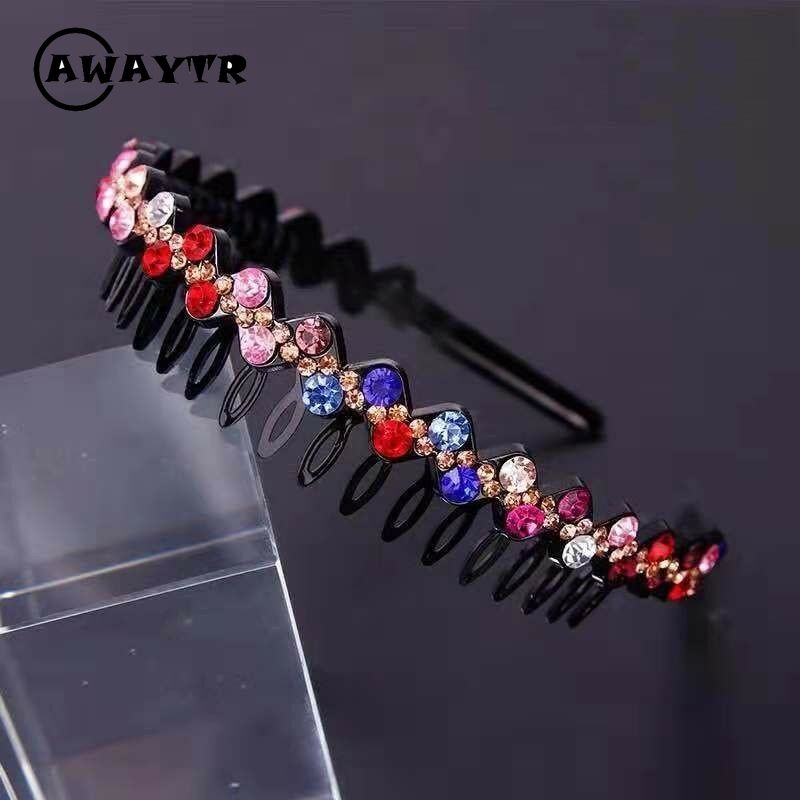Cài tóc đính đá lấp lánh chống trượt sang trọng cho nữ