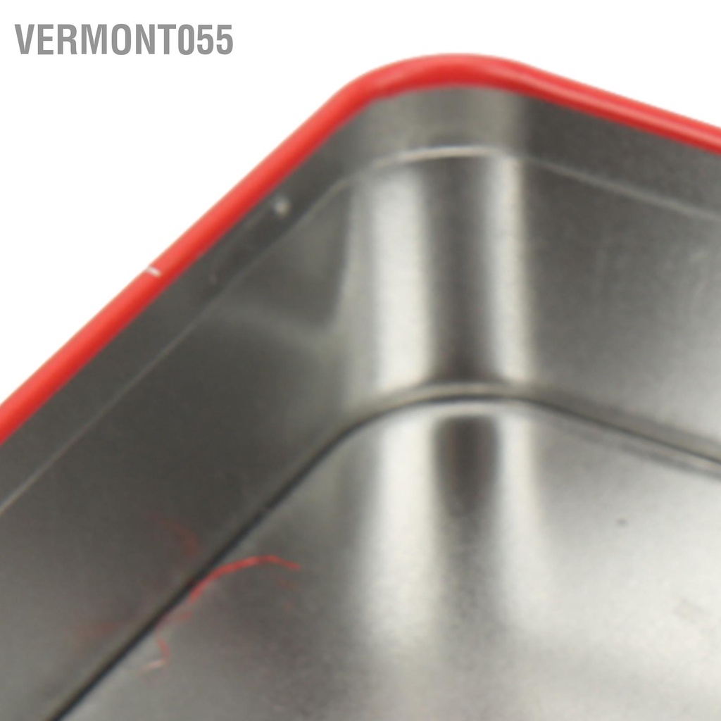 Vermont055 Hộp sắt sinh tồn mini SOS đựng đồ tại hiện trường di động Bộ lưu trữ dụng cụ khẩn cấp cho cắm trại ngoài trời