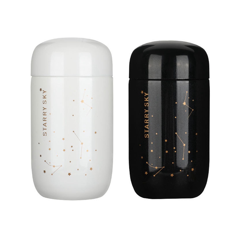 Bình nước giữ nhiệt mini 200ml họa tiết dễ thương cho bé