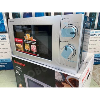 Lò Vi Sóng Cơ Sharp 20L (Bạc) - Hàng Chính Hãng
