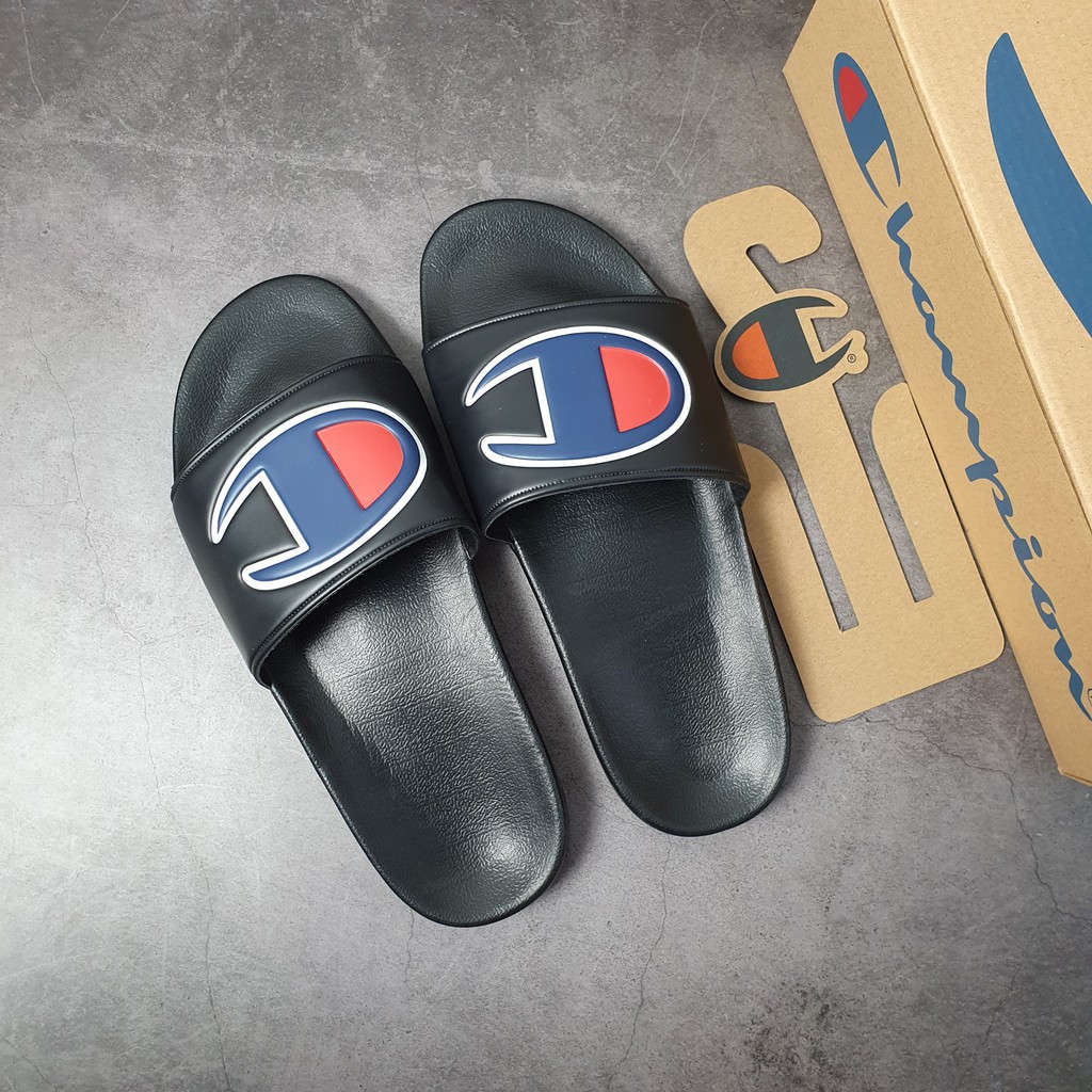 [Sale Sốc] Dép Champion Full Đen - Hàng Có Sẵn | BigBuy360 - bigbuy360.vn