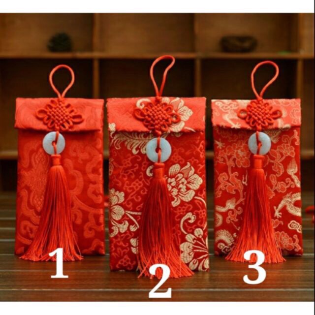 (14.5k/bao) Combo 50 bao lì xì vải gấm cao cấp