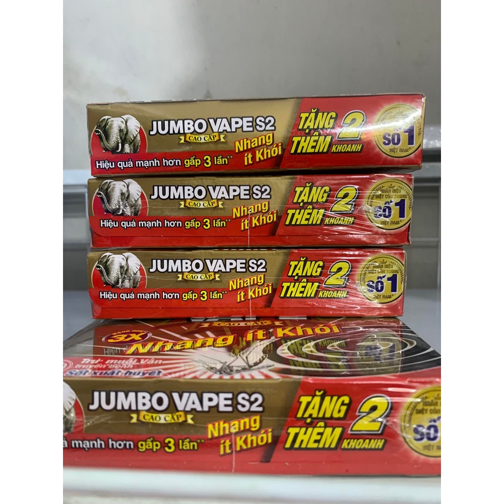 Nhang muỗi Jumbo it khói hiệu quả gấp 3 lần tặng thêm 2 khoanh