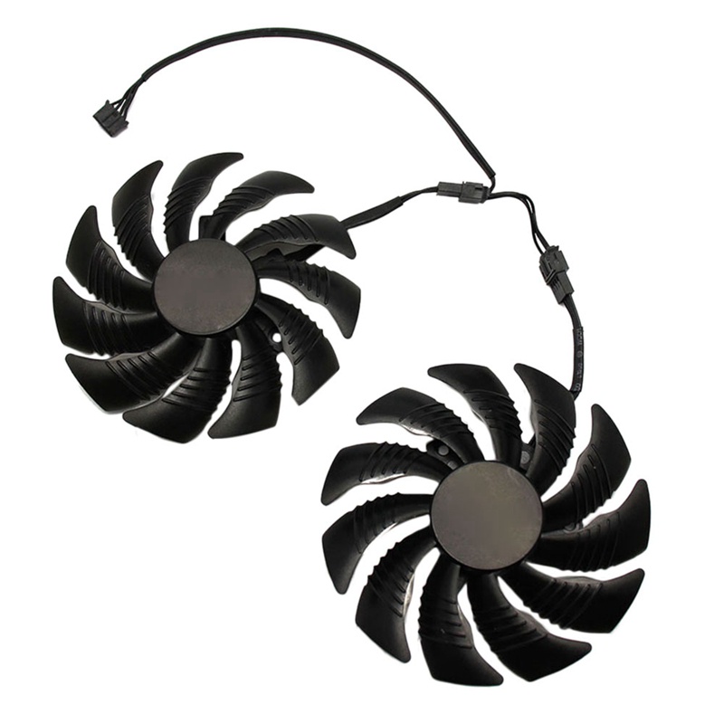 Set 2 Quạt Tản Nhiệt 88mm Cho Redeon Aorus Rx580 / 570 Gigabyte Gv-Rx570 Aorus Gv-Rx580Aorus