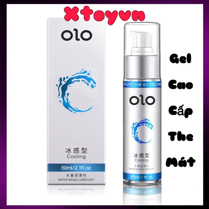 Gel Bôi Trơn OLO Cooling Cao Cấp The mát 60ml - Tăng khoái cảm