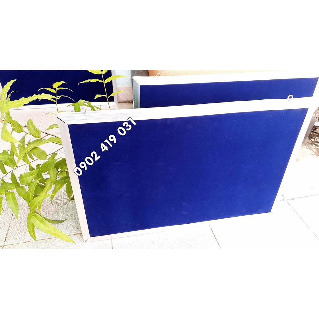 Bảng ghim nỉ 40 x 60cm khung viền nhôm [ HCM - Chọn NowShip - GIAO 2H ]