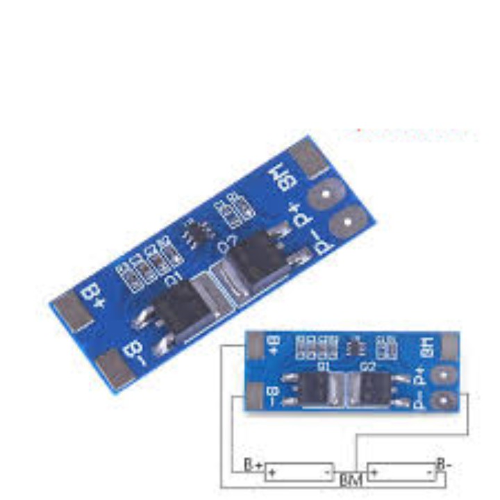 Mạch Sạc Pin 18650 2 Viên 2S 8A Có Bảo Vệ