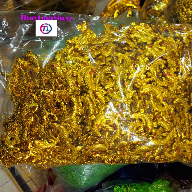 50g cá chép thiếc vàng làm cây cành vàng lá ngọc