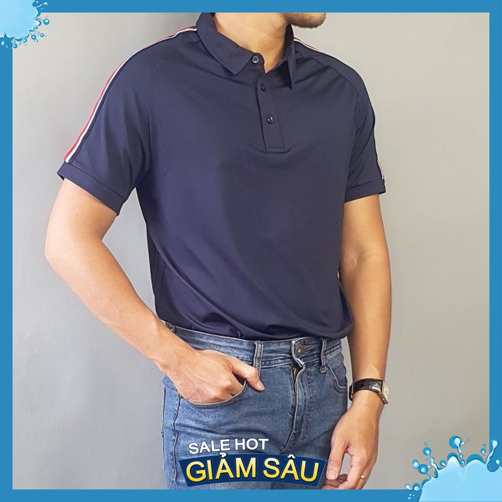 Áo Thun Nam Tay Ngắn | Áo Phông Nam Tay Lỡ Cổ Đứng Thời Trang Cao Cấp A02-19 dk.shop27
