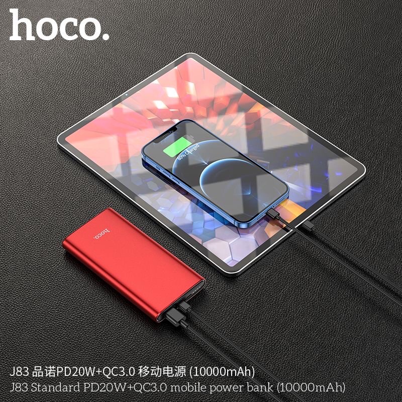 ✅SẠC DỰ PHÒNG Sạc nhanh HOCO J83 10.000mAh Standard PD20W+QC 3.0 moble power bank-Hàng chính hãng