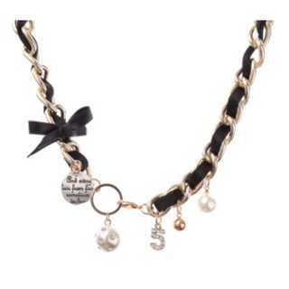 Vòng cổ (choker) xích đính nơ