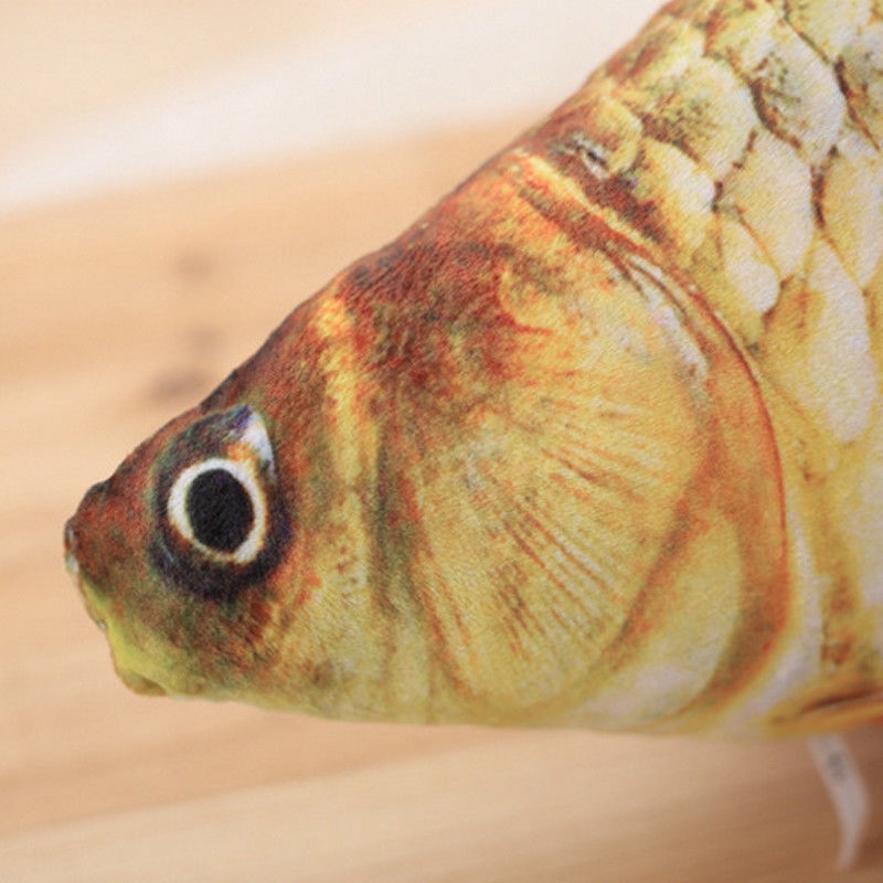 Đồ chơi cá nhồi bông có bạc hà mèo cho mèo cưng