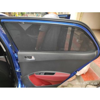 Grand i10 Rèm che nắng kính sườn theo xe ô tô Grand i10 đời 2015 -2019 - bộ 4 tấm
