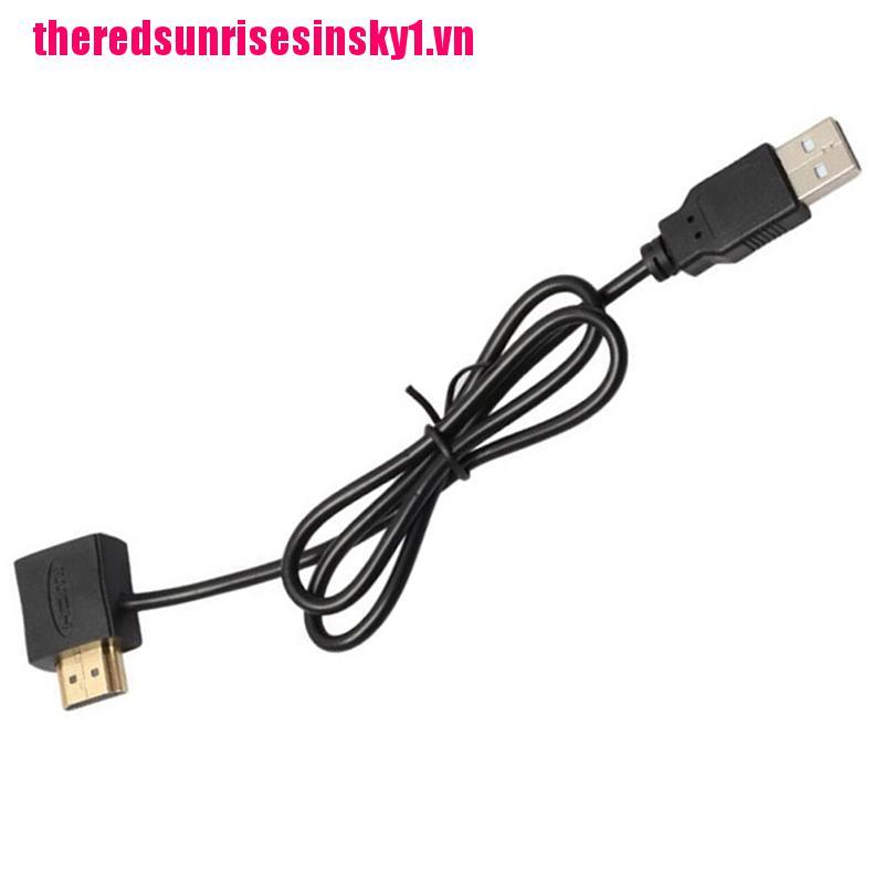 (3C) Giắc Chuyển Đổi Từ Hdmi Male Sang Female Với Cổng Usb