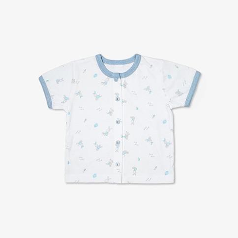 [CÓ SẴN- CHÍNH HÃNG] Áo nút giữa tay ngắn Thỏ - miomio MinKidsHCM