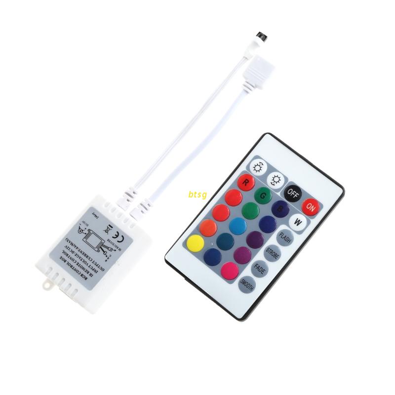 (MỚI) Điều khiển từ xa 24 phím có đèn LED cho 3528 5050 RGB
