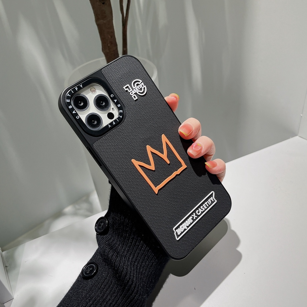 Ốp Điện Thoại Silicon Hình Nghệ Sĩ basquiat x 3d Cho iPhone 15 14 13 12 11 pro max 7 8 se plus xr