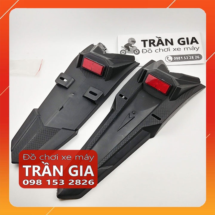 Đuôi dè sau xe exciter 150 kiểu fz sonic không cạ bánh - chắn bùn ex150 ex 150 2015-2016-2017-2018-2019-2020-2021-2022