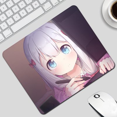 Miếng di chuột in hình EROMANGA SENSEI miếng kê chuột miếng lót chuột anime chibi tiện lợi