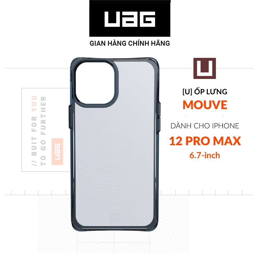 [U] Ốp Lưng UAG Mouve iPhone 12 / 12 Pro / 12 Pro Max trong suốt siêu chống sốc