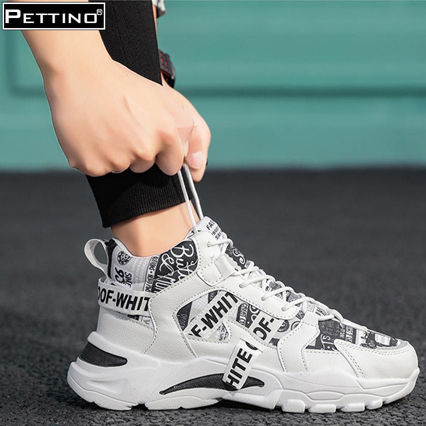 Giày cổ cao nam giày đế cao thời trang PETTINO - TC03