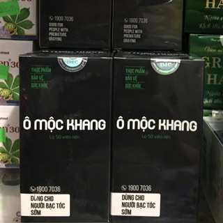Ô Mộc Khang (hỗ trợ bổ gan thận, bổ huyết, làm giảm tóc bạc sớm)