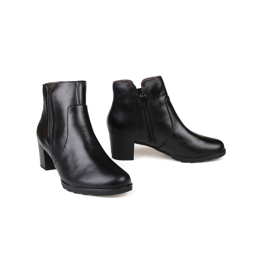 [BH 12 Tháng] || Boots nữ cao gót 6P thời trang sang trọng PABNO || PN640