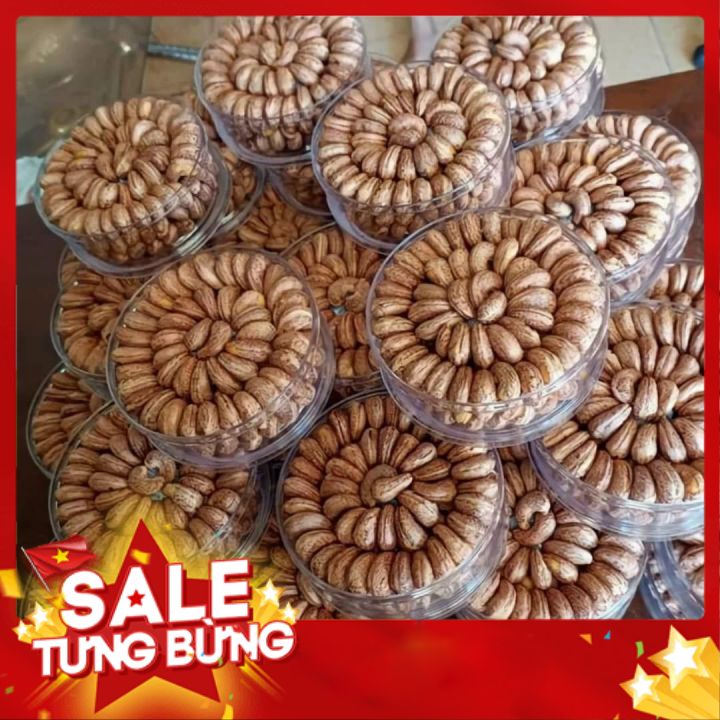 Hạt điều rang muối loại 1  hộp 500g, hương vị thơm ngon không hôi dầu