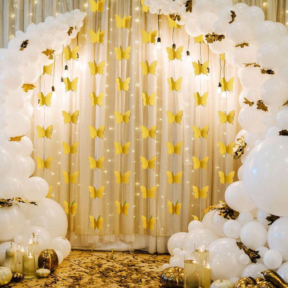 LET Phụ Kiện Trang Trí Tiệc Hình Bướm Bằng Giấy DIY