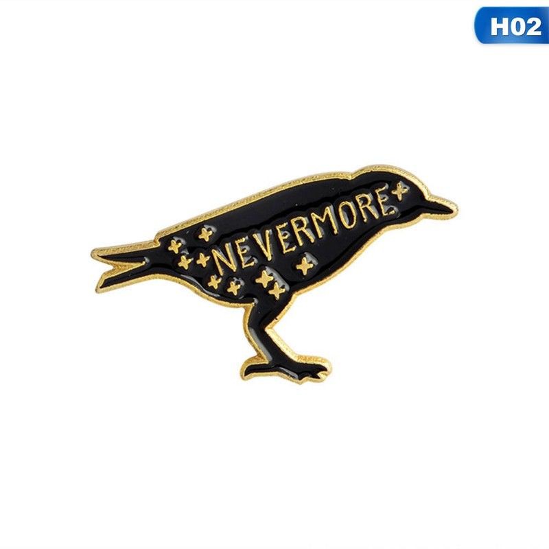 Khuy cài áo hình chữ cái phong cách Gothic dành cho giới trẻ