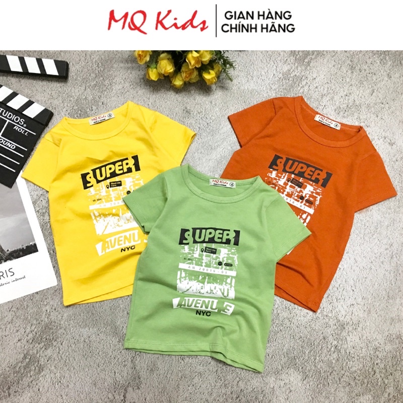 Áo size đại in bé trai 21_40Kg💥BIG SIZE 💥 Áo phông tay lỡ trẻ em chất mềm mịn