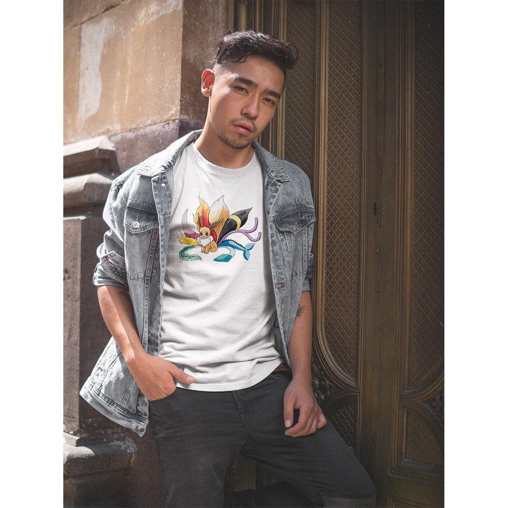 Áo thun Nam in hình Hồ ly 9 đuôi - Cotton Thun Phong Cách Cá Tính - Cực Chất Và Đẹp