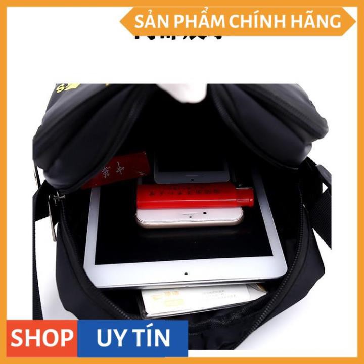Túi đeo chéo vai nam nữ đựng Ipad có 2 NGĂN KÉO 26x20cm Fortune Mouse C303 | BigBuy360 - bigbuy360.vn