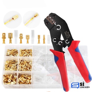 Kìm bấm đầu header 2,8-6.3mm, bấm jack, cos xe máy, oto sn-48b